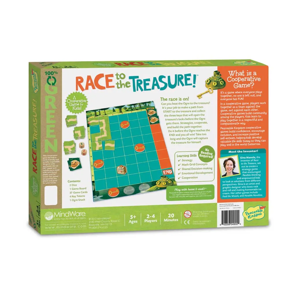 Mindware Race to the Treasure Cooperative Board Game