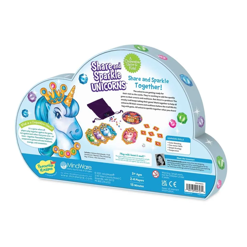 Mindware Share and Sparkle Unicorns Cooperative Game