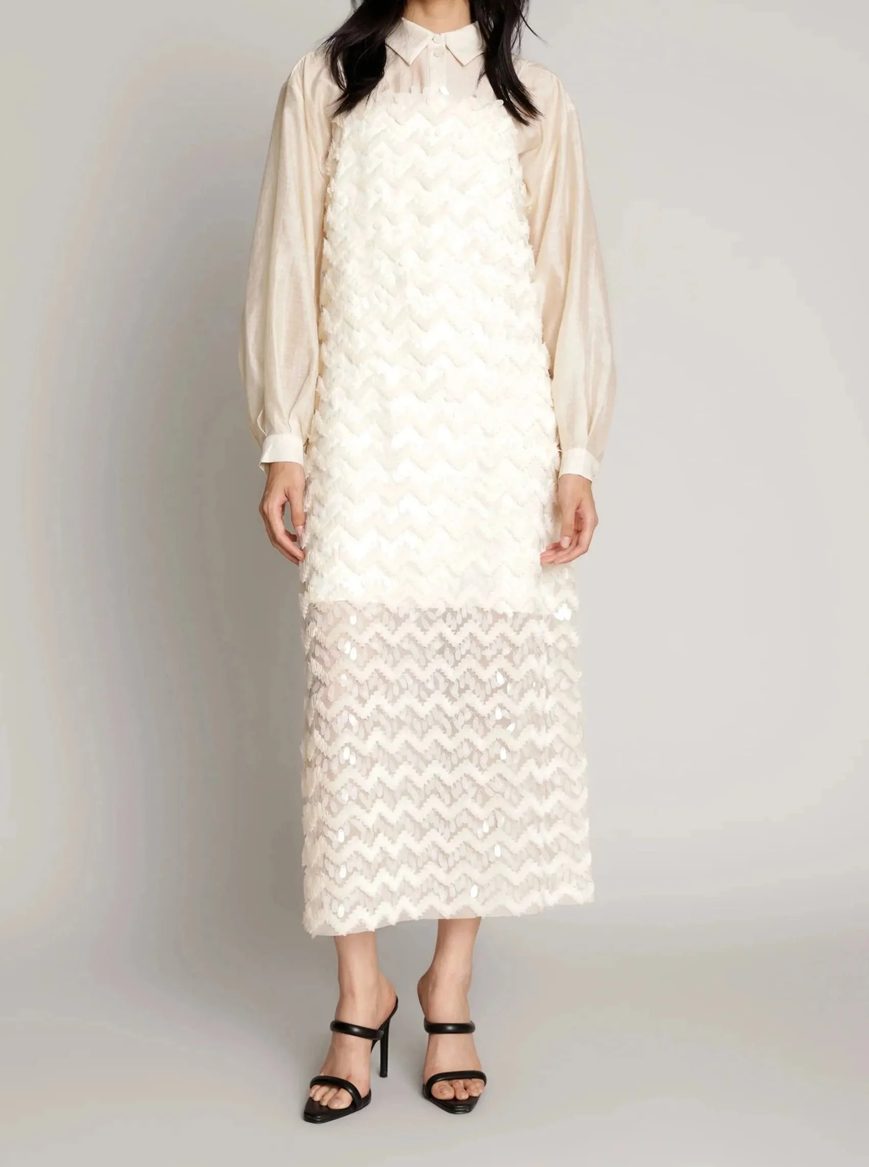 MOVEMENT DRESS | CREME