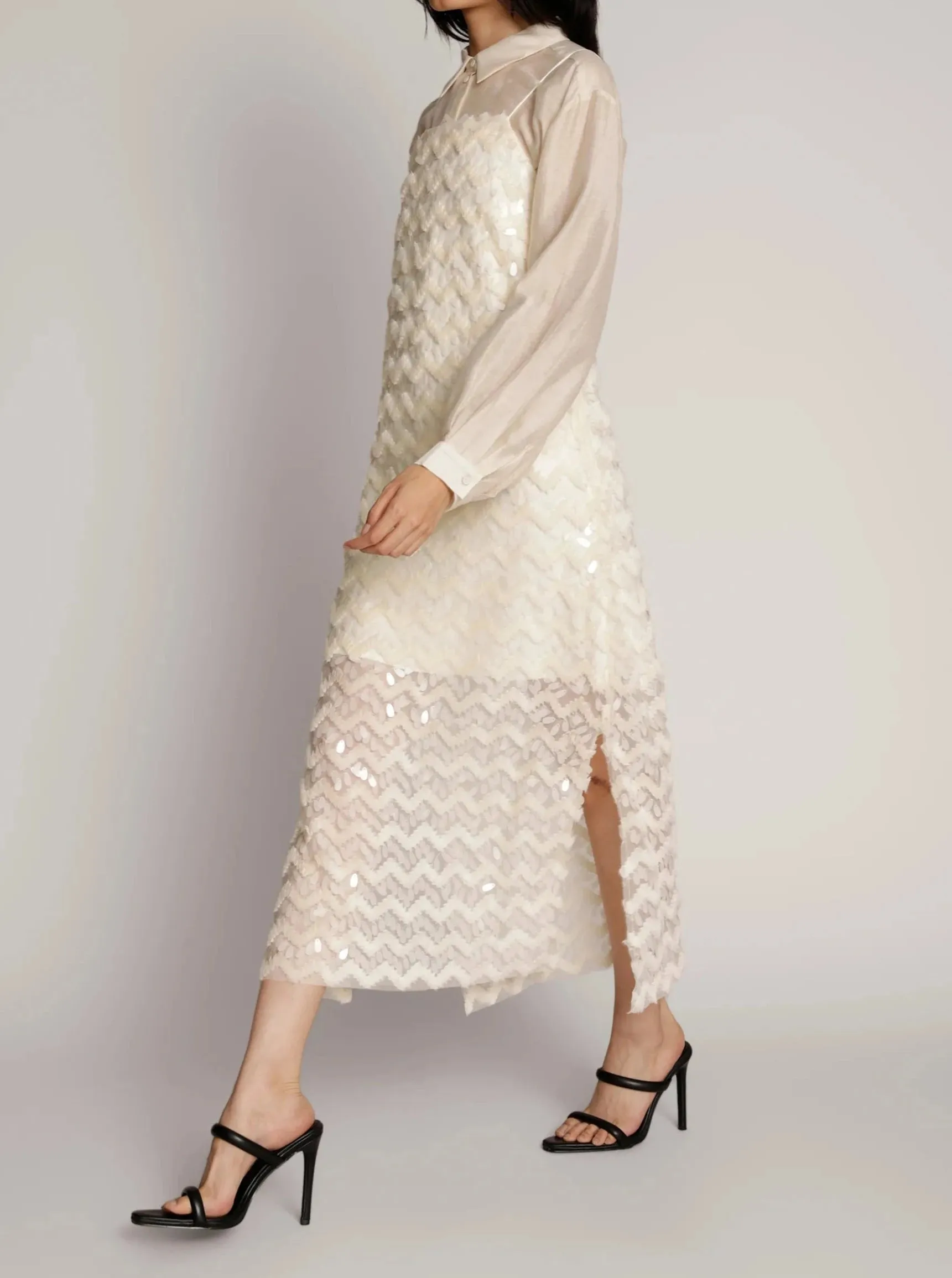 MOVEMENT DRESS | CREME