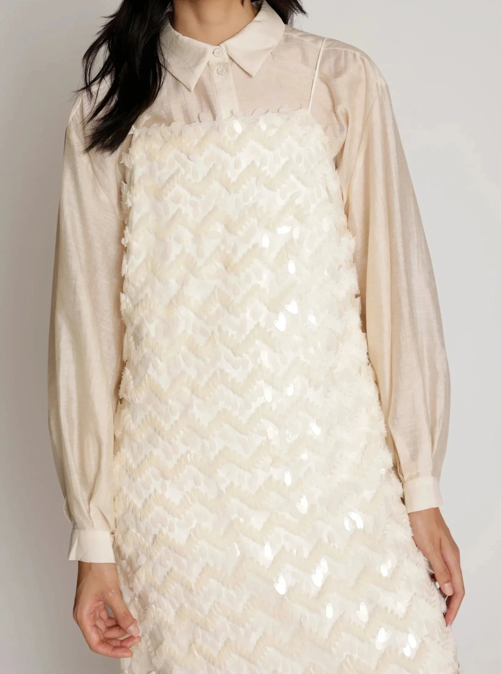 MOVEMENT DRESS | CREME