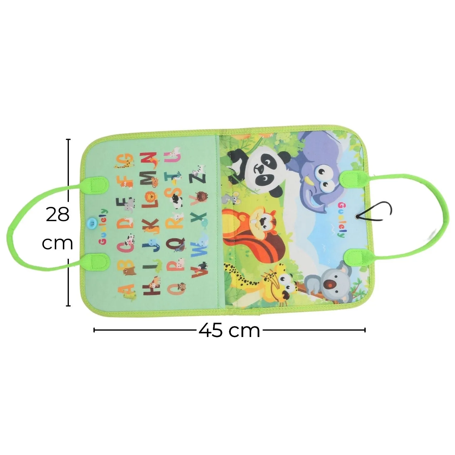 Multiuse Kids Busy Board with Drawing Set - Gominimo