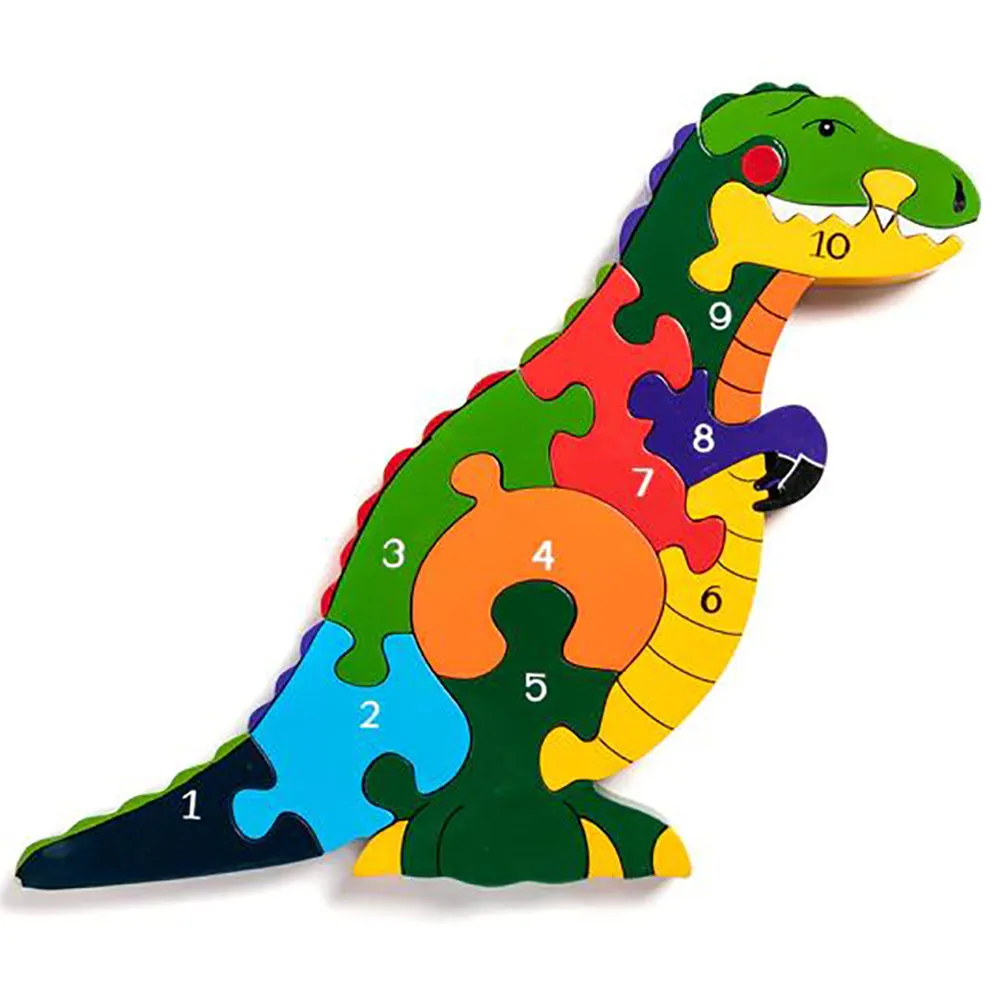 Number T-Rex Jigsaw Puzzle