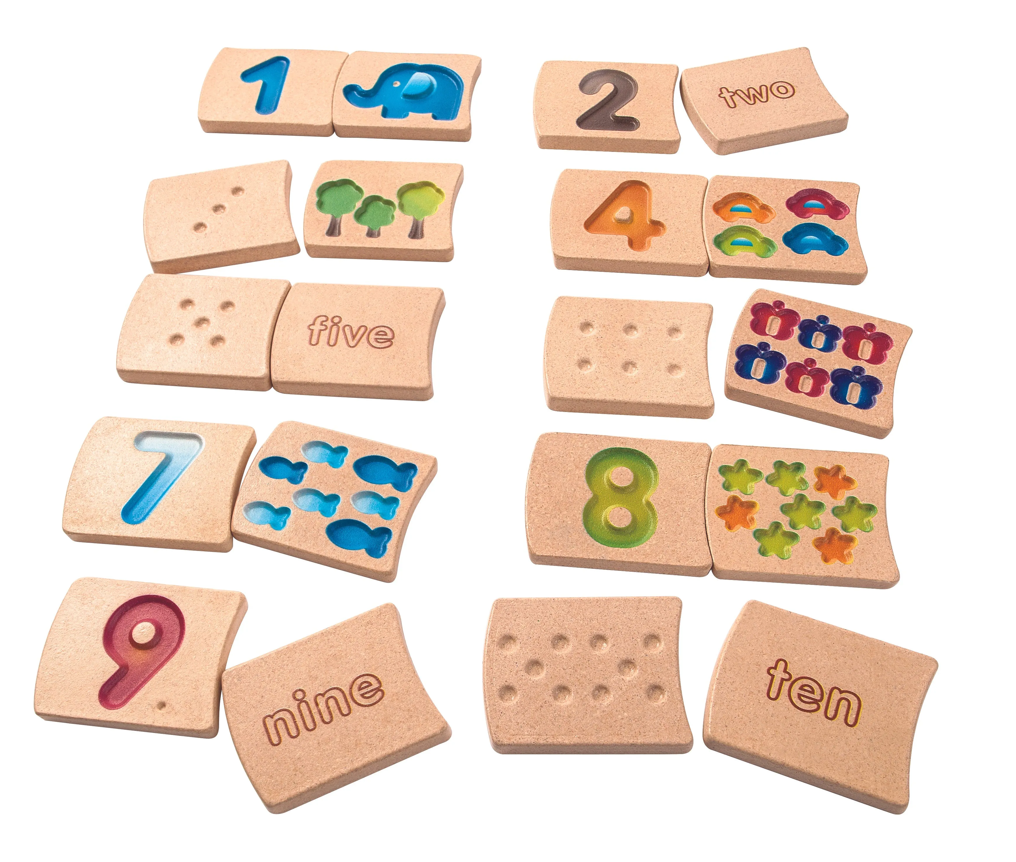 Numbers 1-10 Educational Wooden Toy