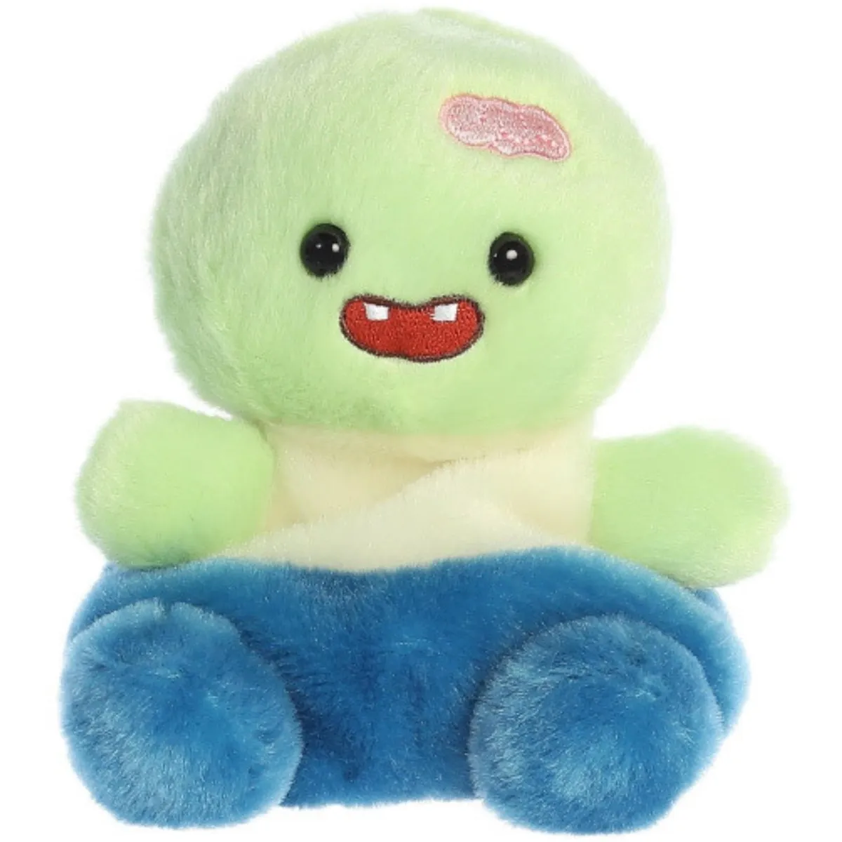 Palm Pals 5 Inch Brainy the Zombie Halloween Plush Toy