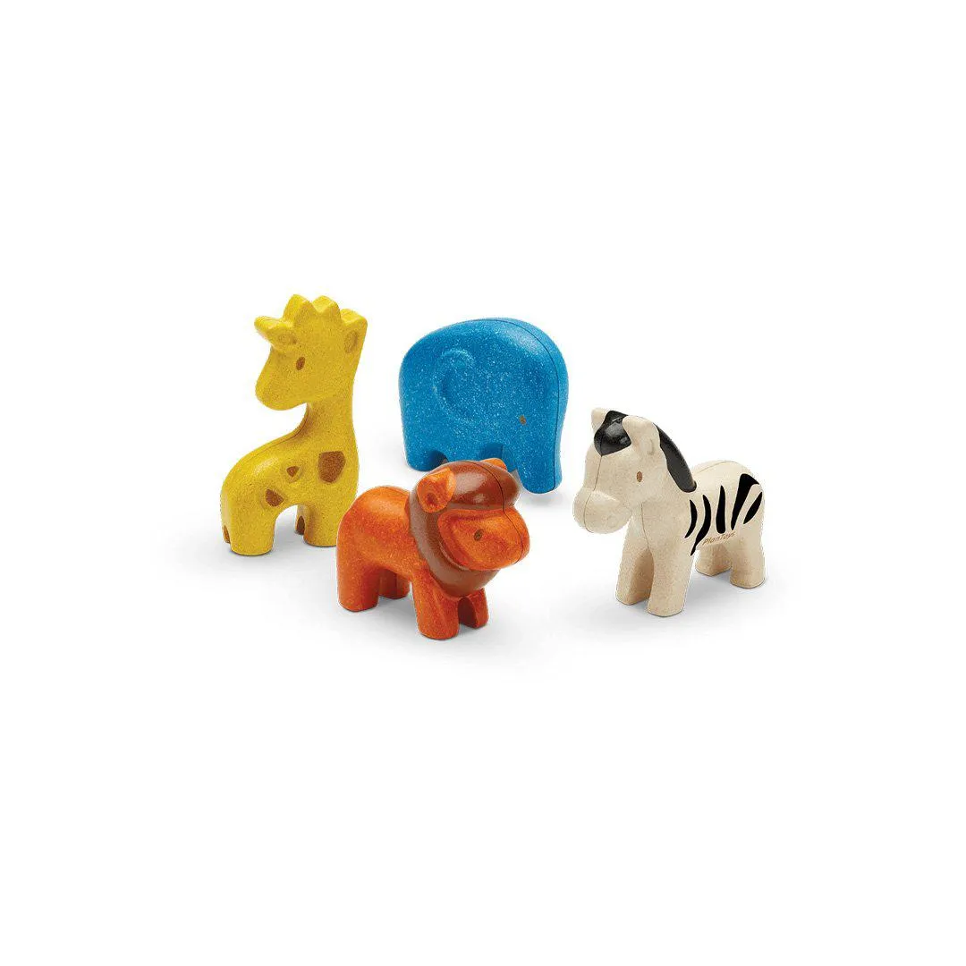 Plan Toys Animals Set - Wild Animals