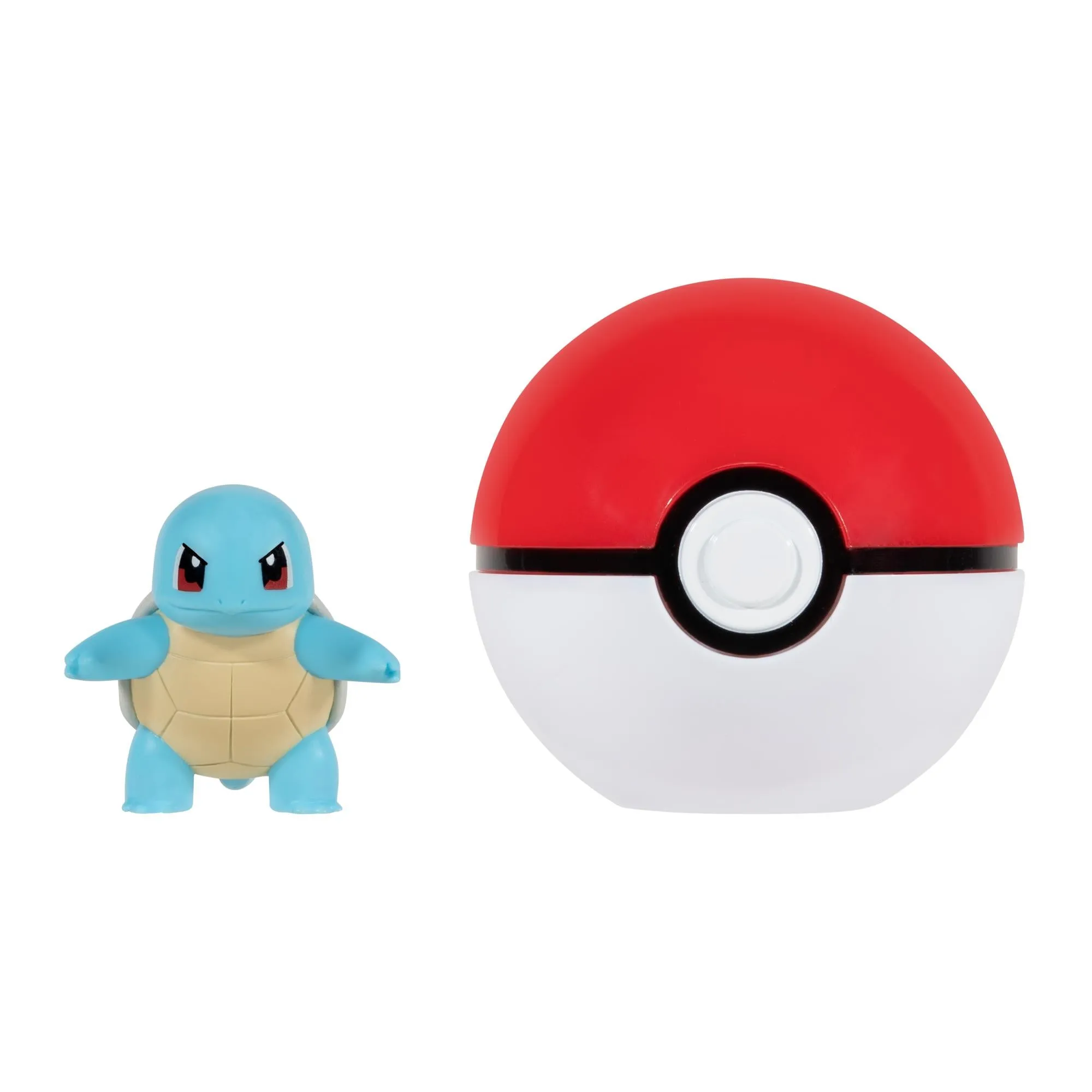 Pokemon Clip N Go Squirtle 4 & Poke Ball