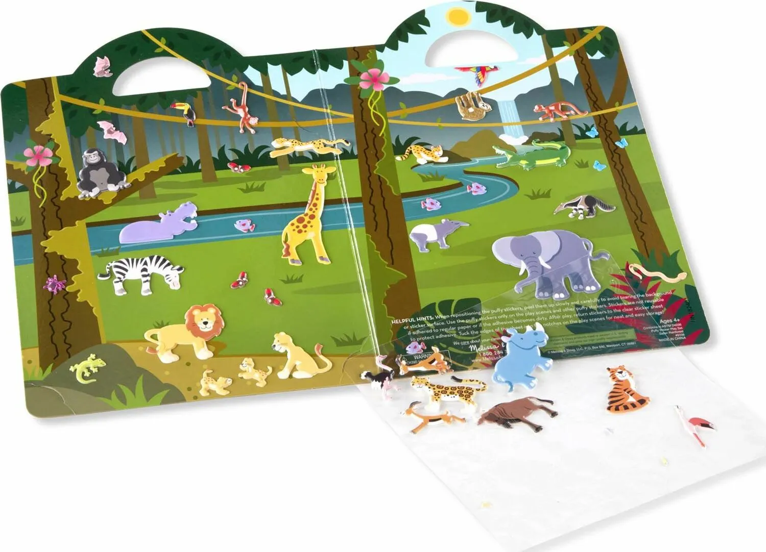 Puffy Sticker Safari Play Set