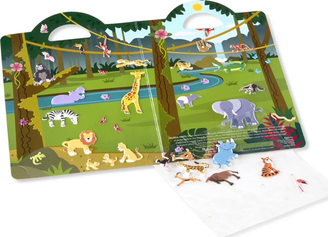 Puffy Sticker Safari Play Set