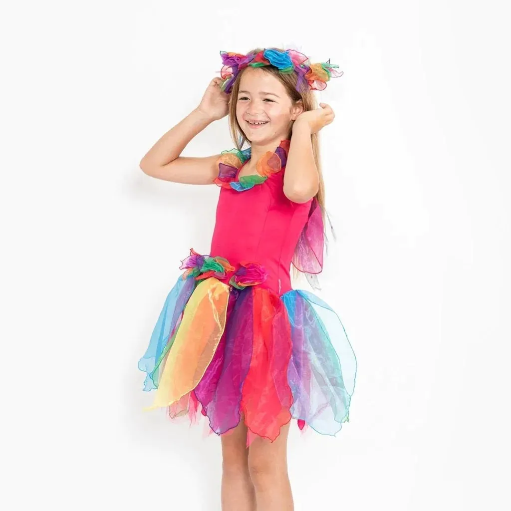 Rainbow Fairy Dress Small