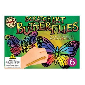 Scratch Art Set-Butterflies