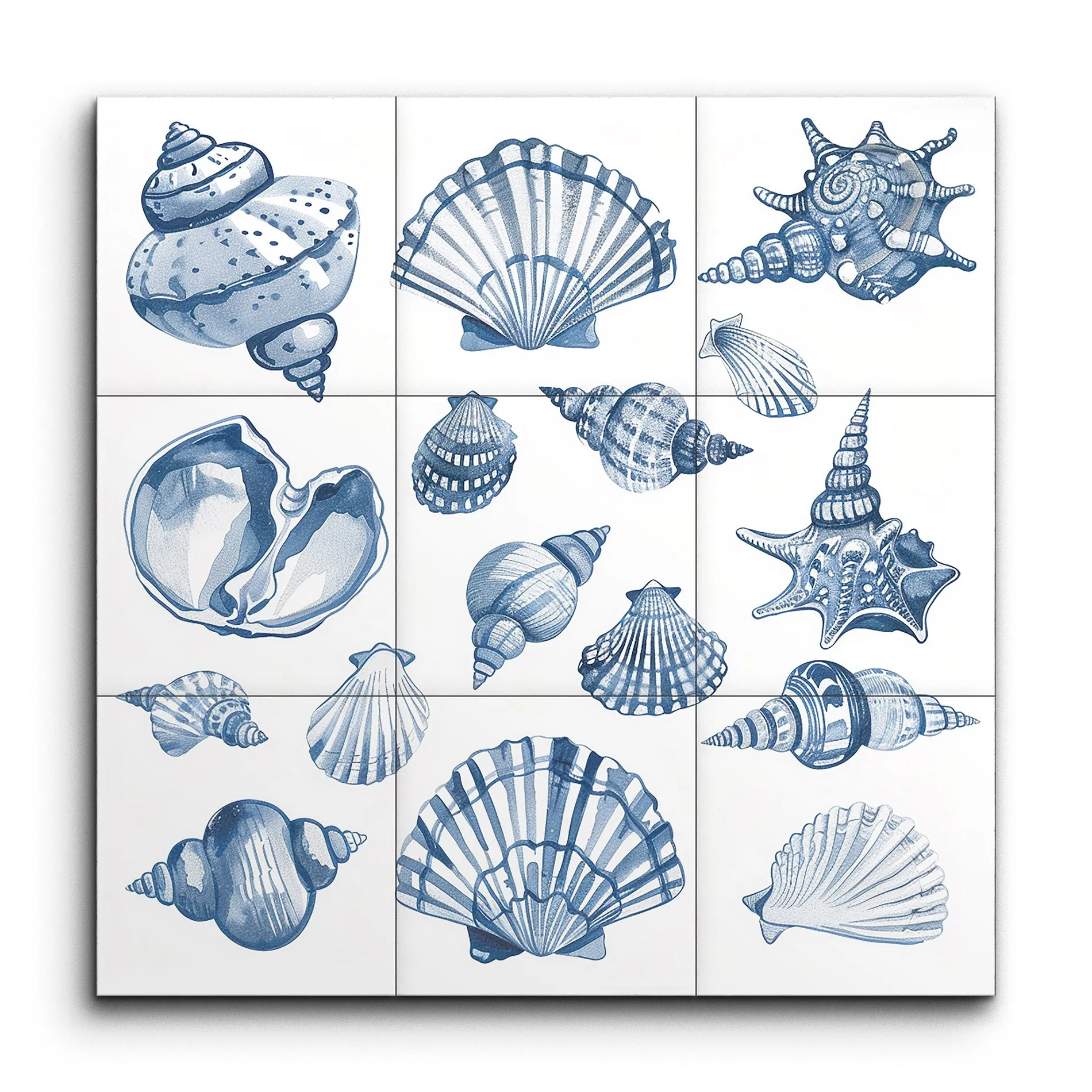 Serene Ocean Seashell Collection