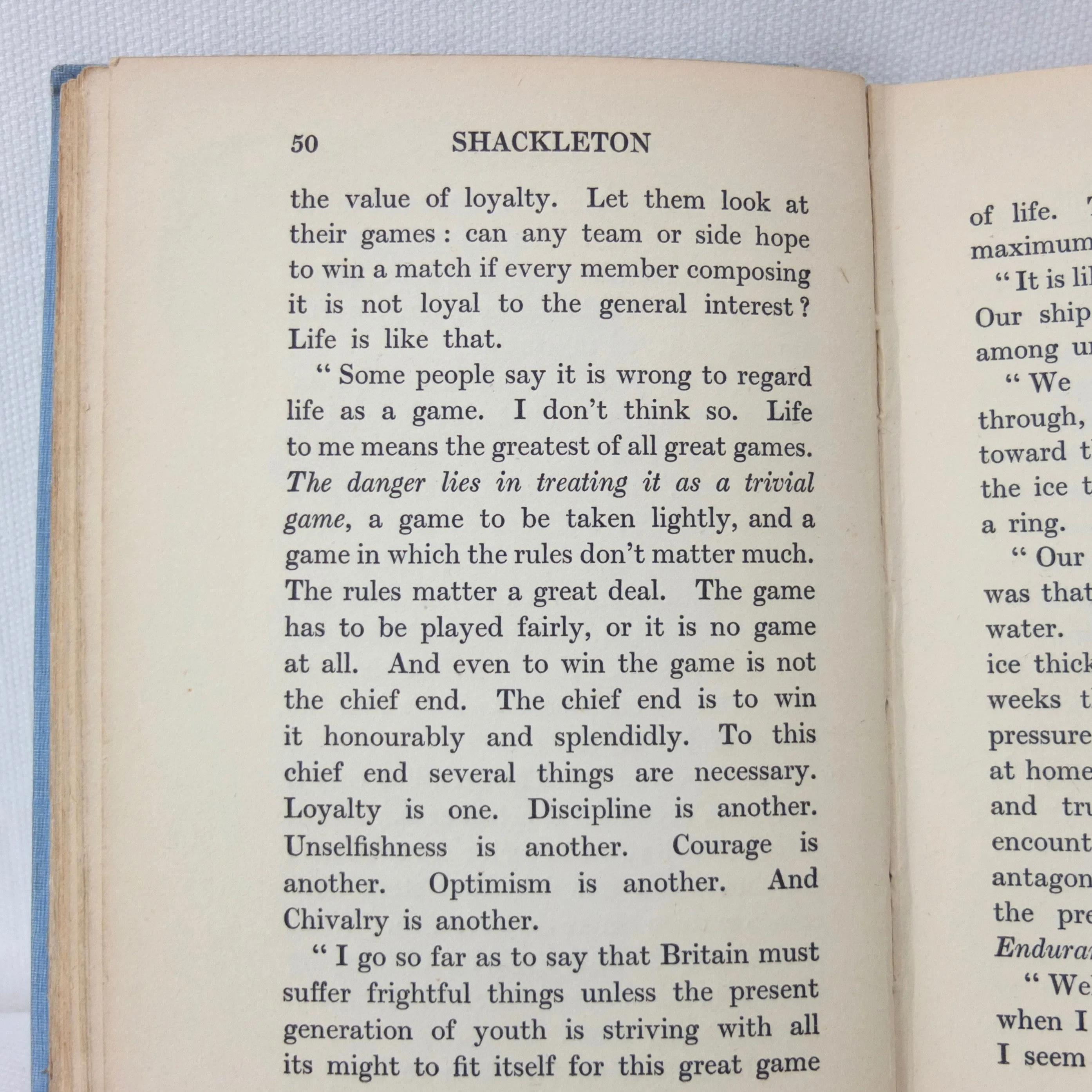 Shackleton: A Memory by Harold Begbie (1922)