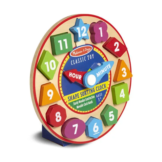 Shape Sorting clock