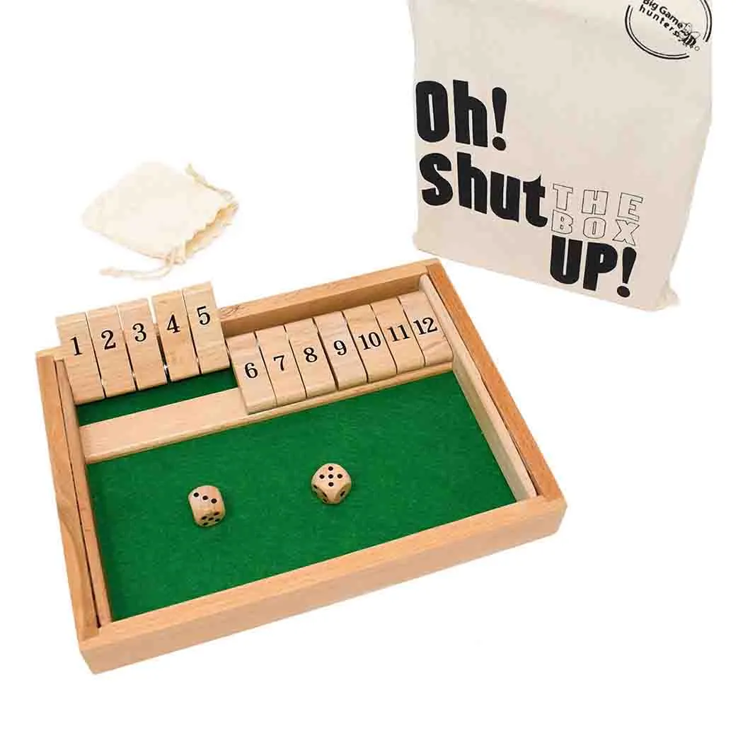 Shut the Box Game with 12 Numbers - Beechwood