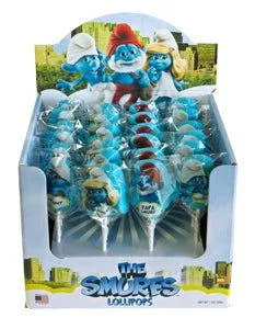 Smurf Lollipops