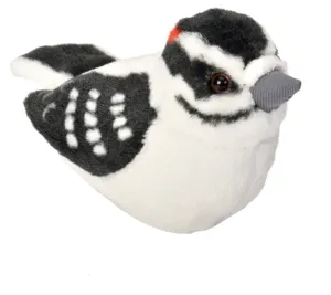 Wild Republic Audubon II Downy Woodpecker Stuffed Animal with Sound