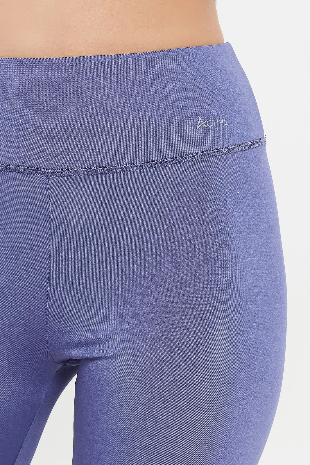 Women Navy Basic Active Leggings